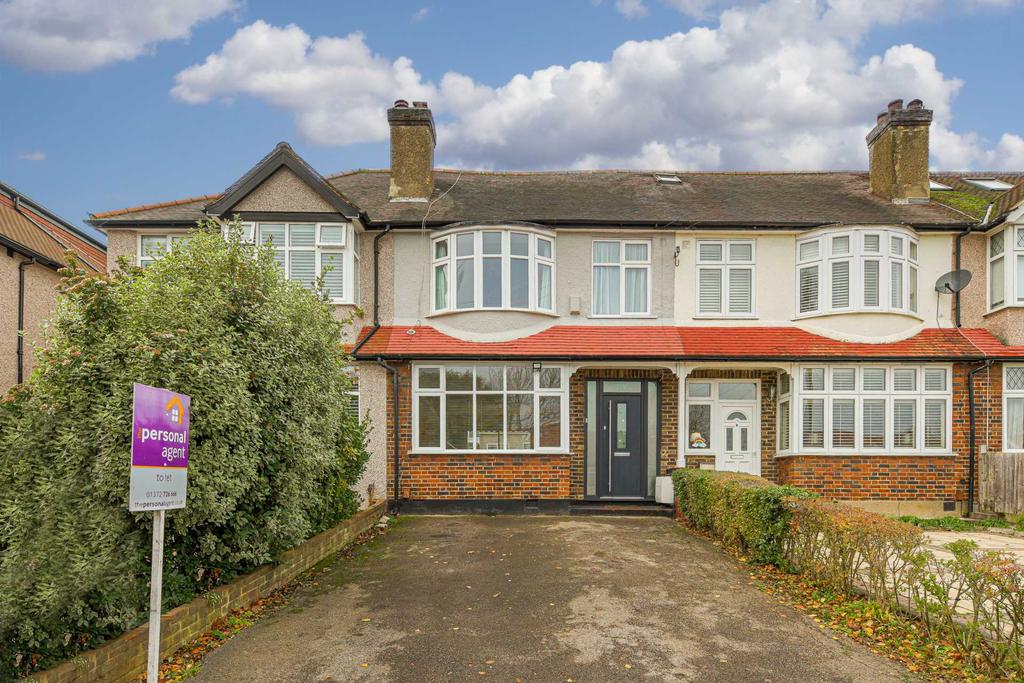 Bridgewood Road, Worcester Park 3 bed terraced house £1,850 pcm (£427 pw)