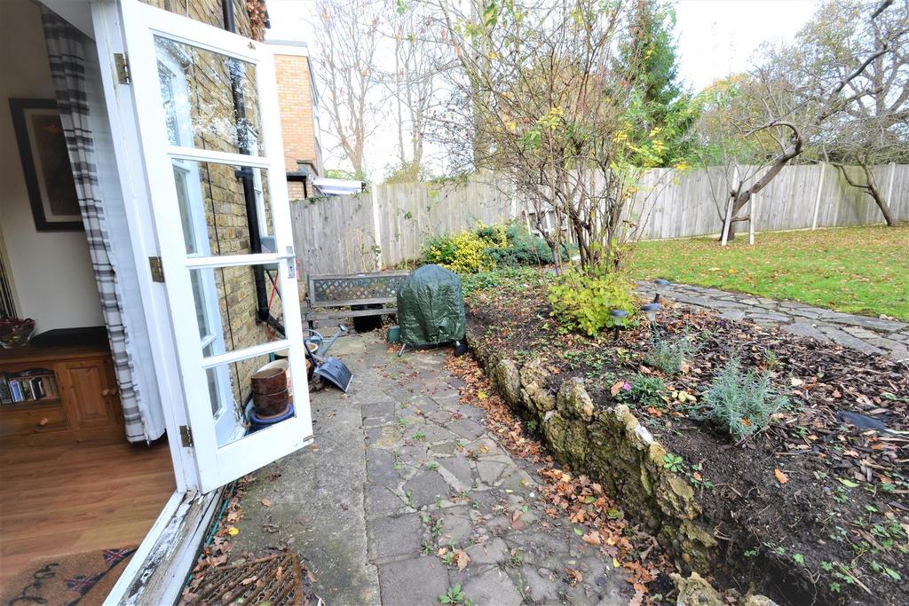 South east facing patio garden