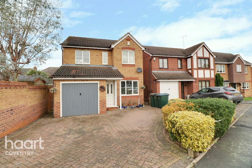 Middlefield Drive, Coventry 3 bed detached house £280,000