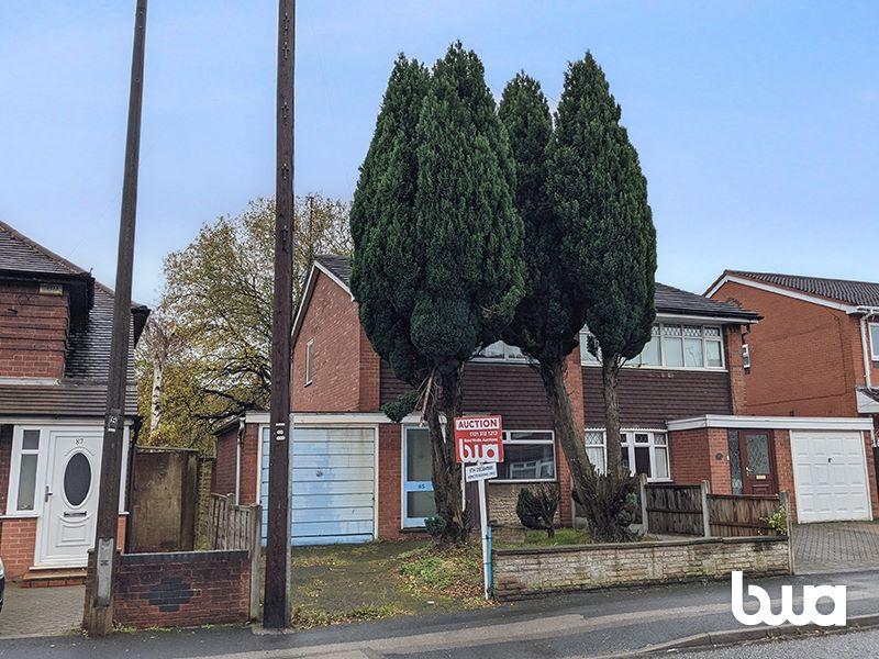 Vicarage Road, West Bromwich, B71 1AJ 3 bed semidetached house £69,000