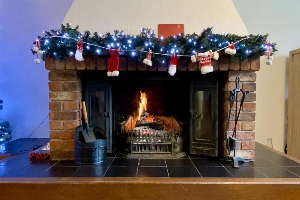 Feature fireplace