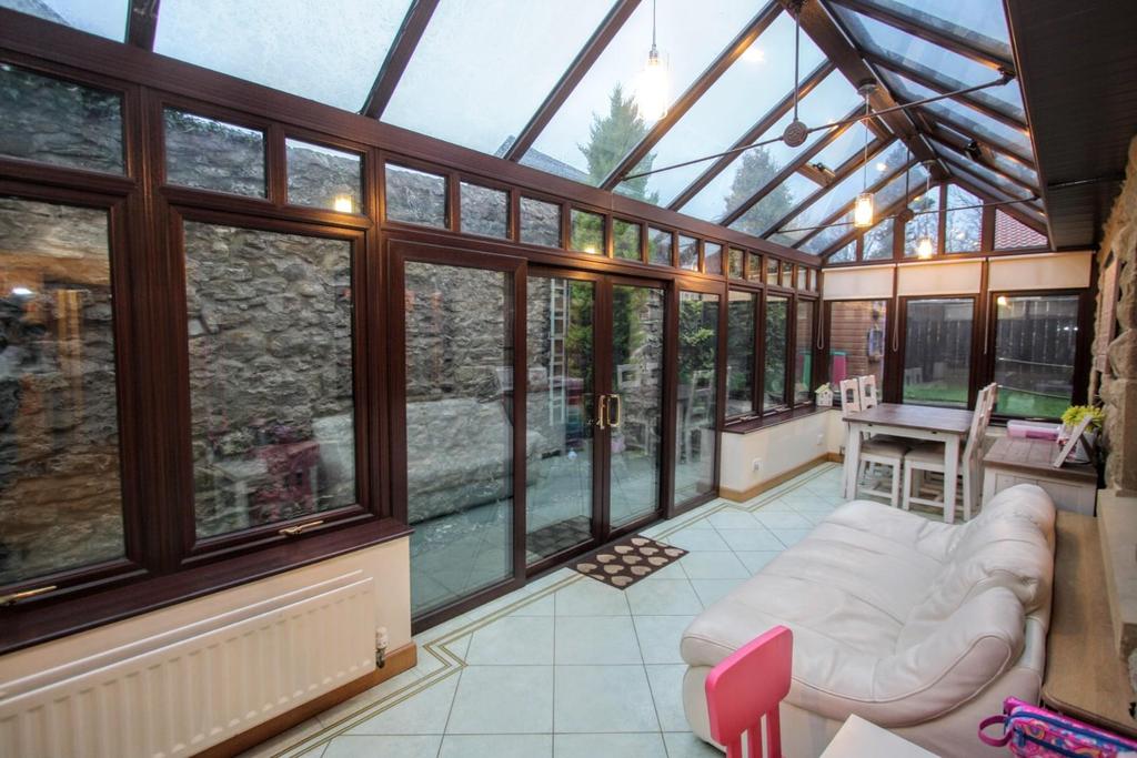 Open plan kitchen conservatory