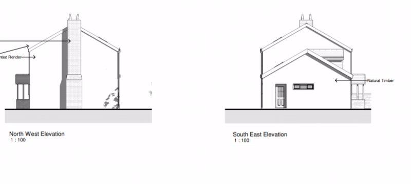 NW and SE elevations