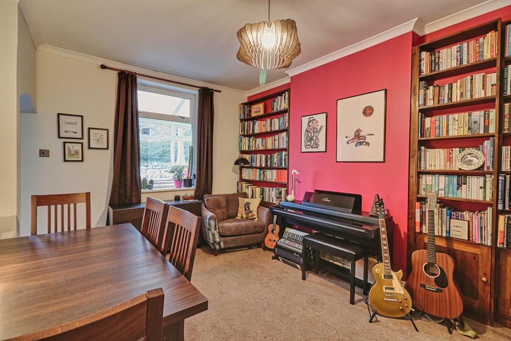 Dining room/library/music room