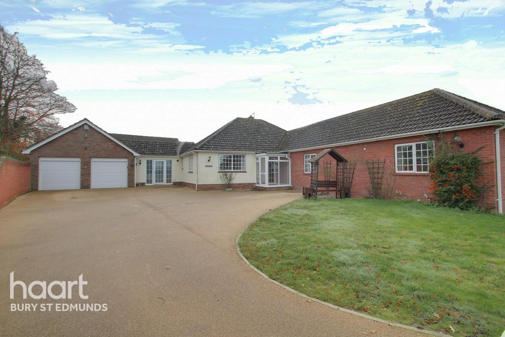 Bury Road, Beyton, Bury St Edmunds 4 bed detached bungalow £550,000