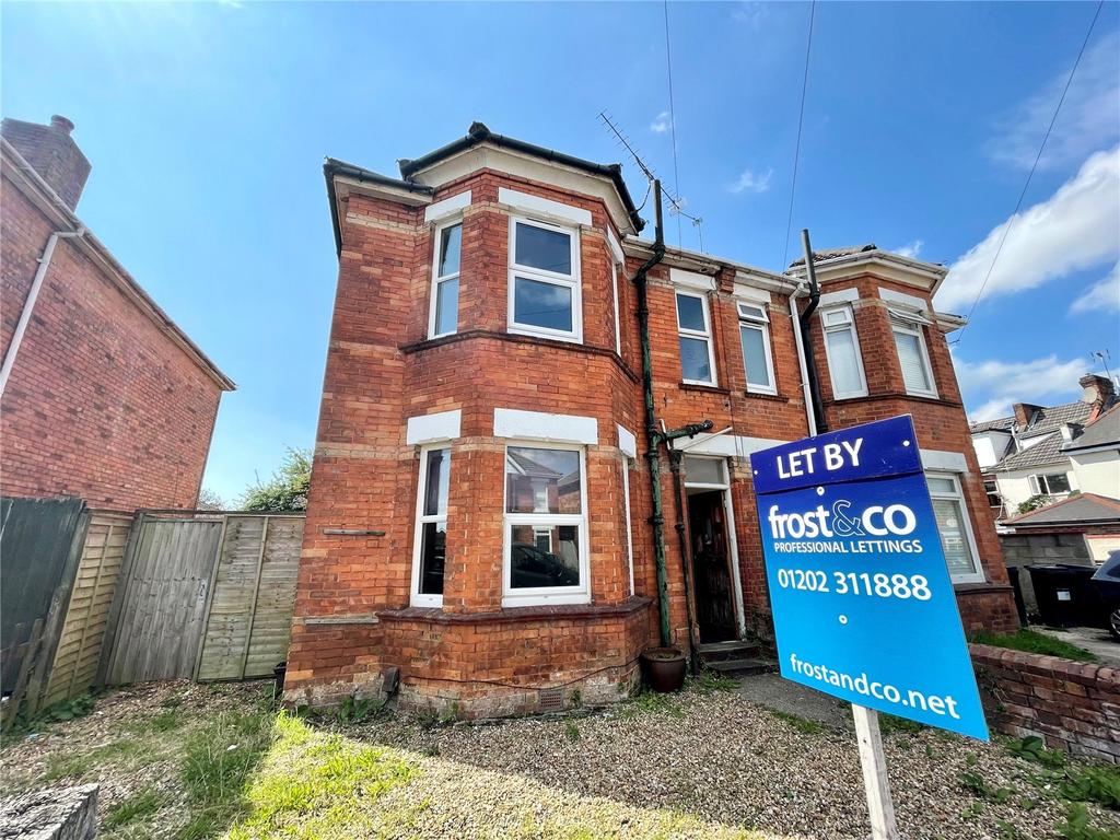 Shelbourne Road, Bournemouth, BH8 4 bed semidetached house £1,540
