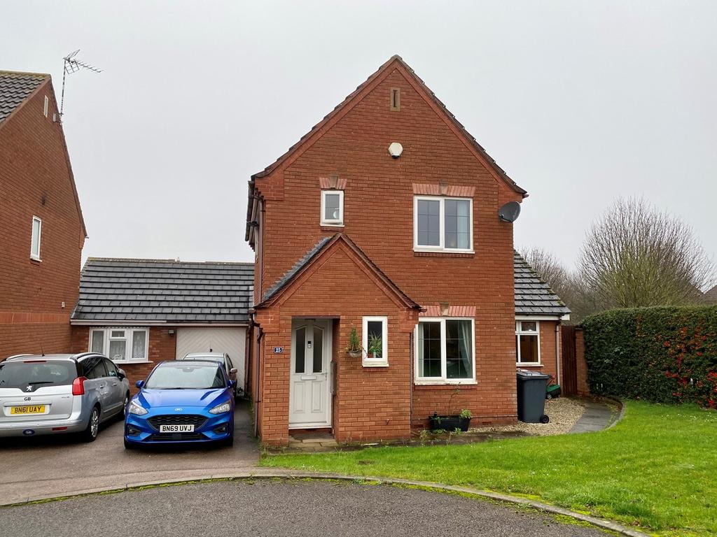 Melbourne Close, Maple Park, Nuneaton, CV11 3 bed link detached house