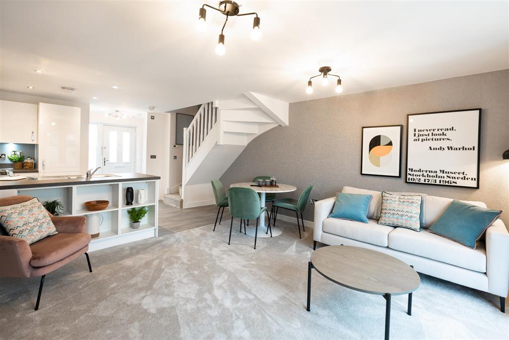 Open plan lounge to relax and eat