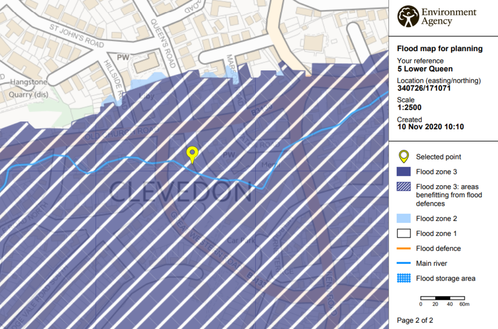 Flood Map for planning