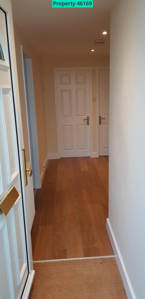 Enter the flat