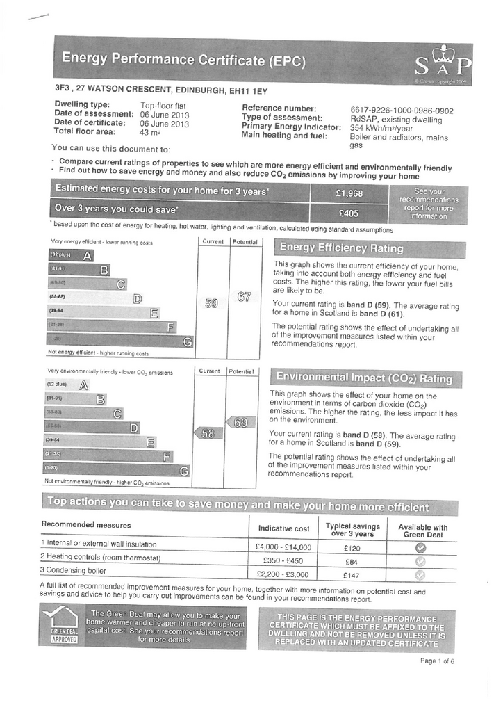 EPC Certificate