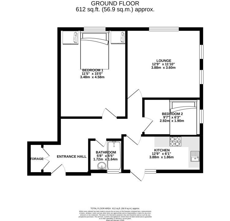3 Norwich Mansions Floorplan