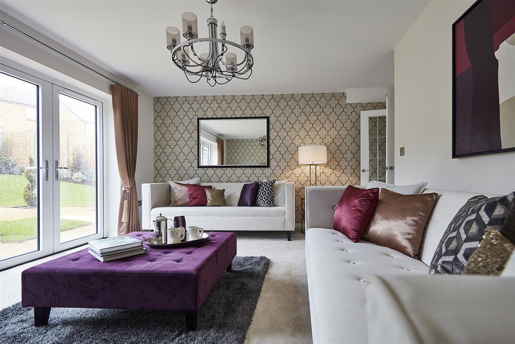 Typical Taylor Wimpey lounge