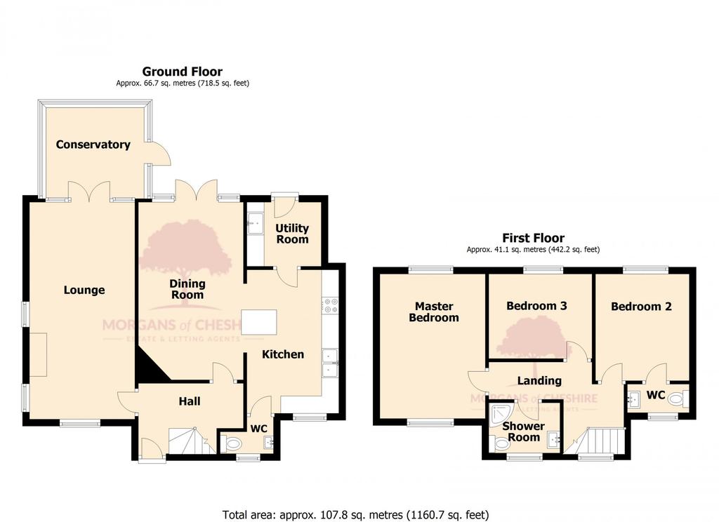 Hodge Lane, Hartford, Hartford, CW8 3 bed detached house for sale £