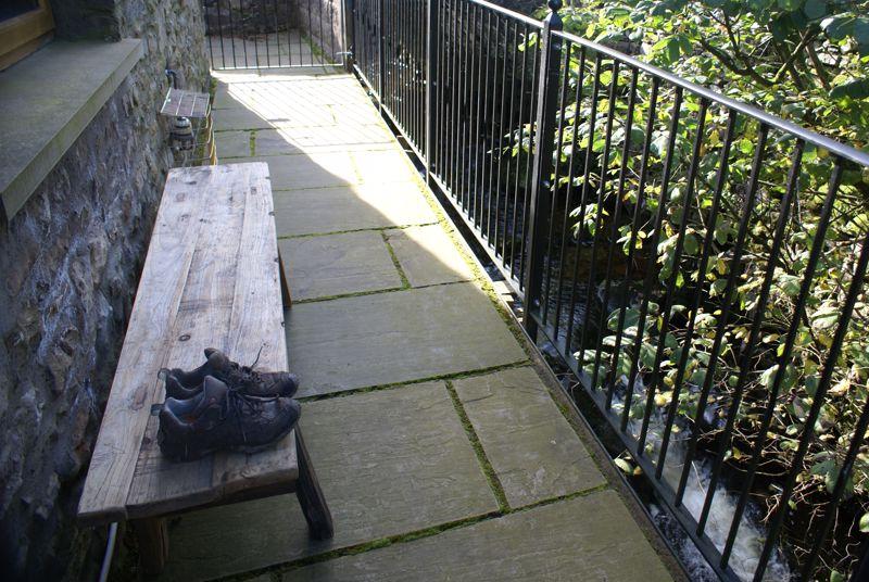 Path at side over