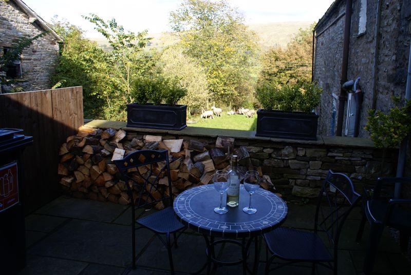 Back patio area