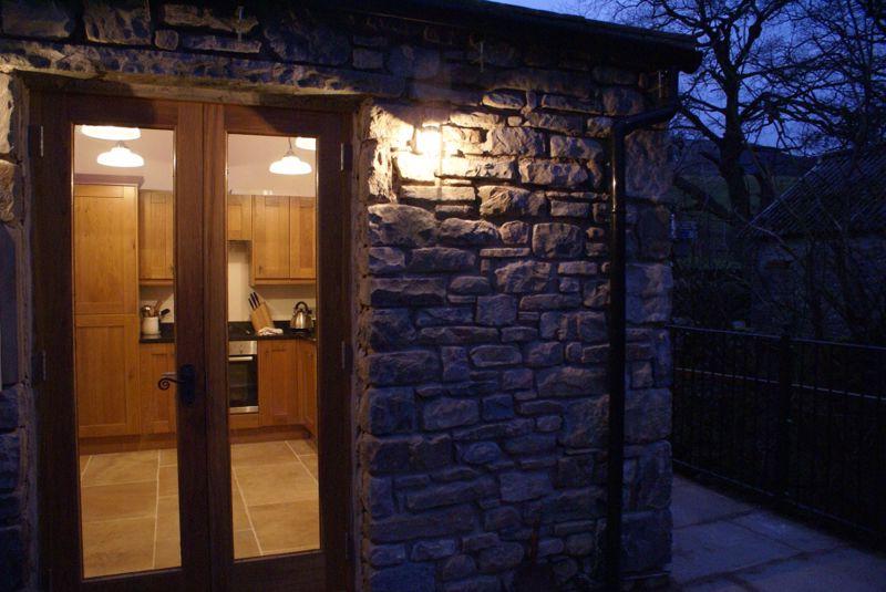 Back patio area