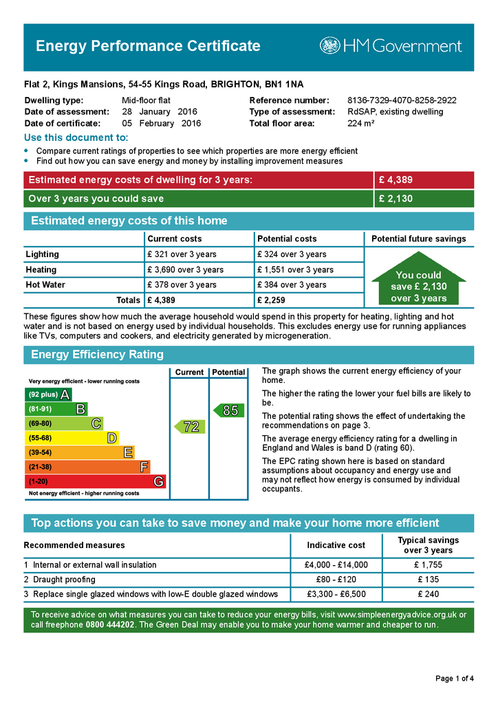 EPC Certificate