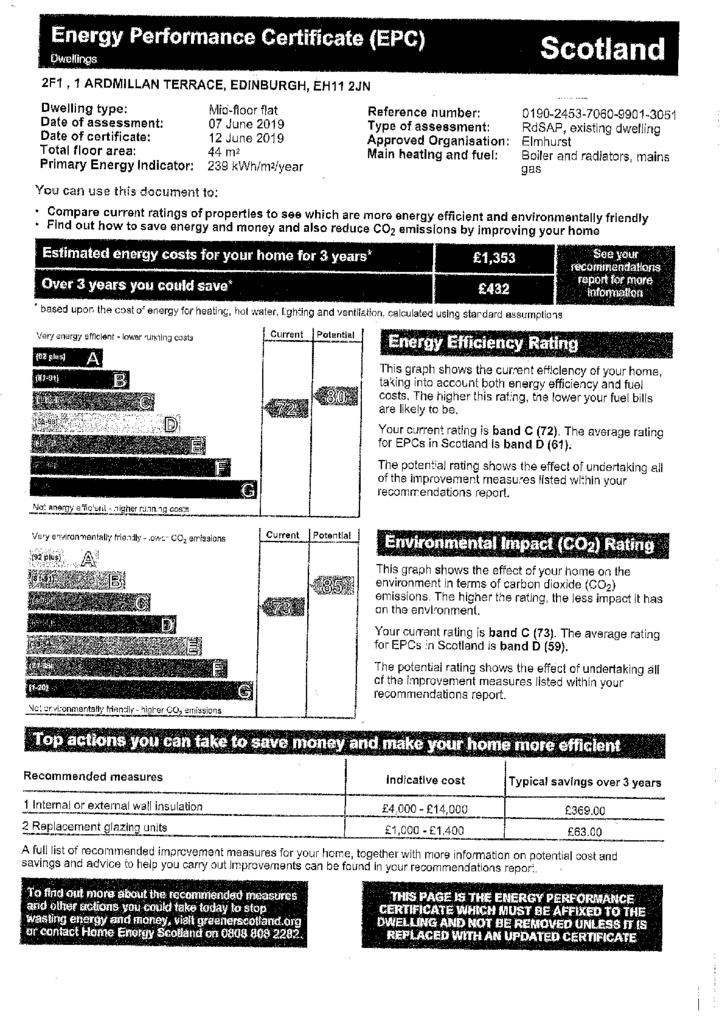 EPC Certificate