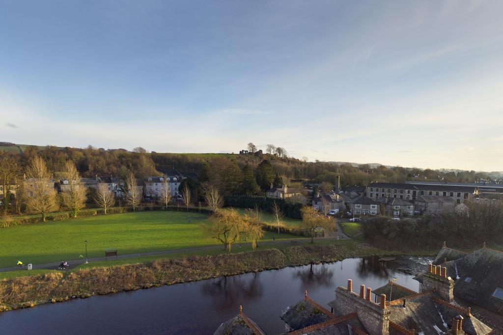 Views across to Kendal castle