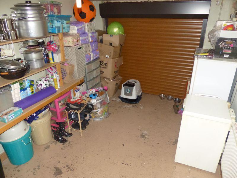 Inside garage