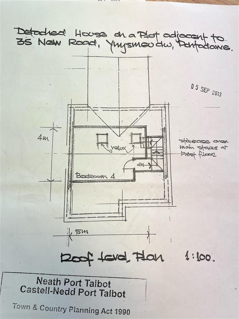 Proposed attic/4th bedroom