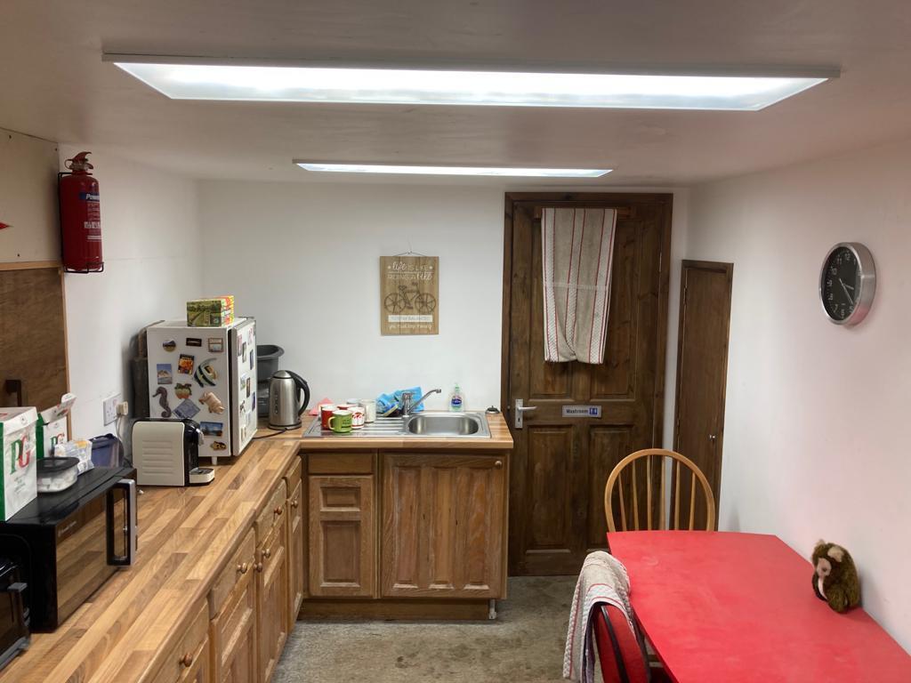 Communal kitchen are