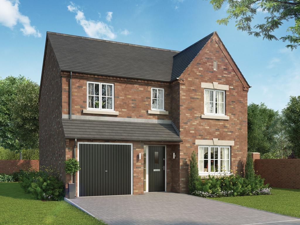 Plot 154, The Middleham at Wolds View, Bridlington Road, Driffield YO25 4 bed detached house for