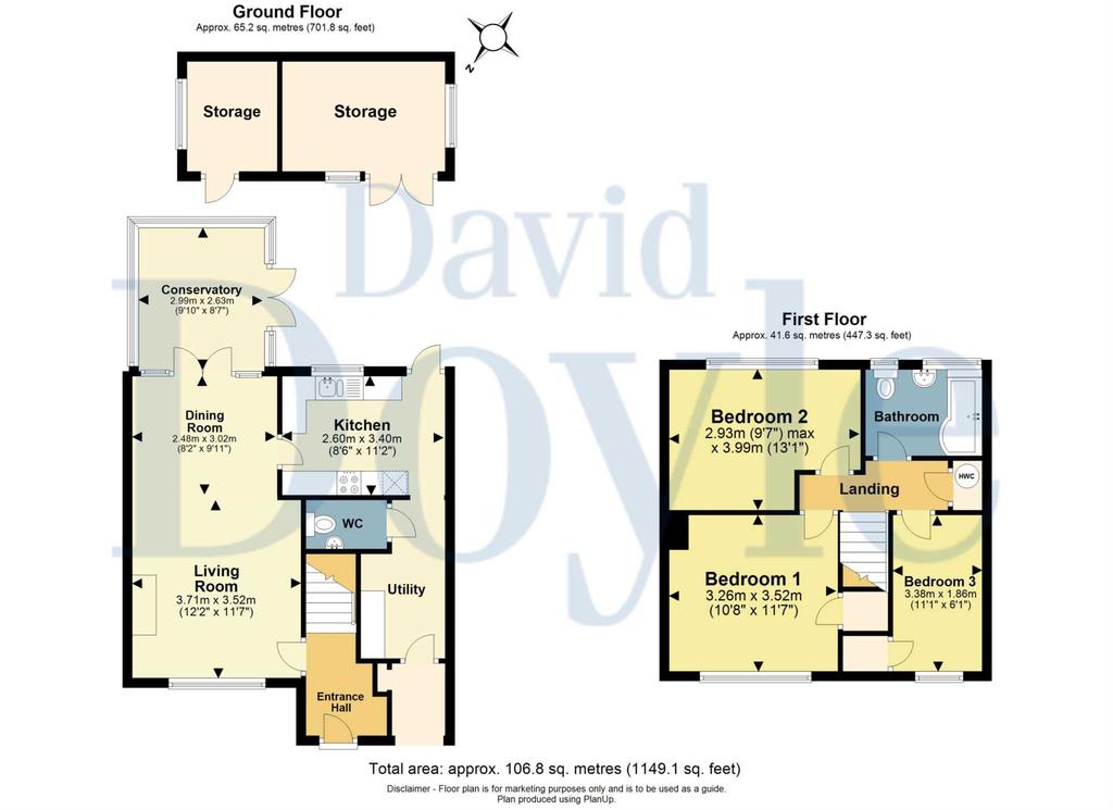 Turners Hill, Hemel Hempstead 3 bed house £375,000