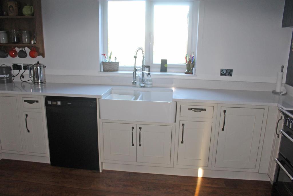 Kitchen with family dining room