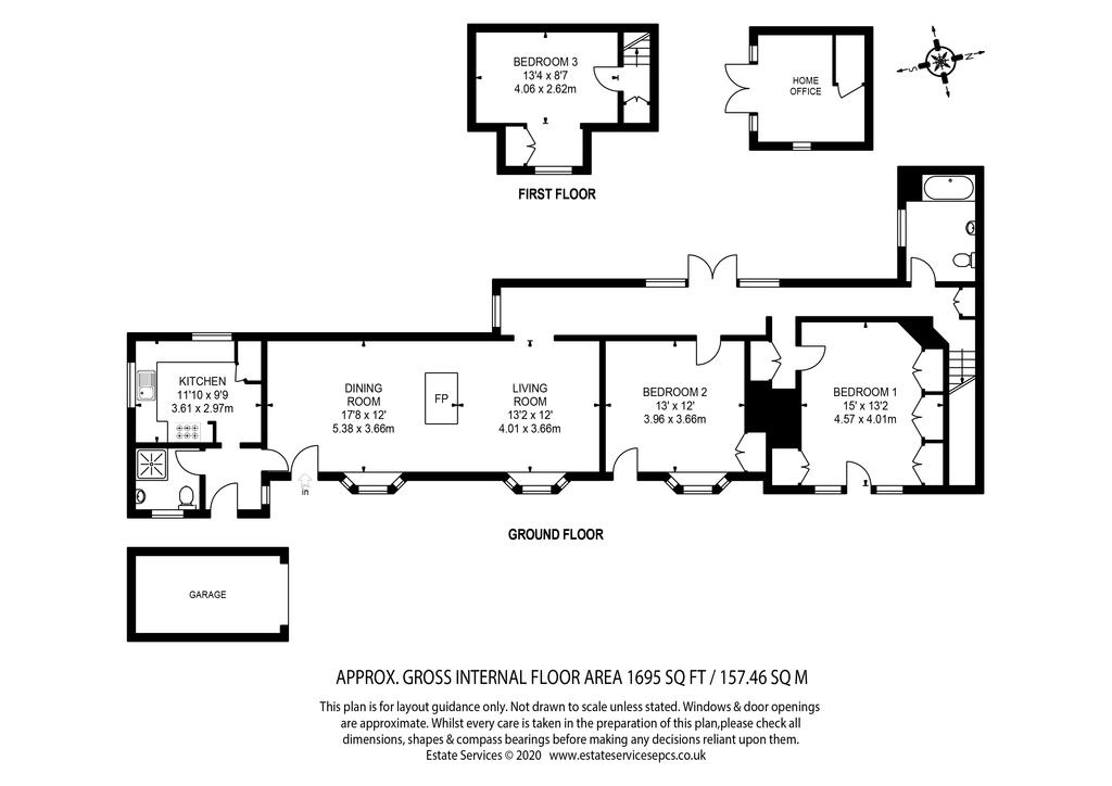 Red Rose, Binfield, Berkshire, RG42 3 bed bungalow for sale £620,000