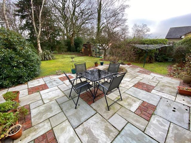 Large patio
