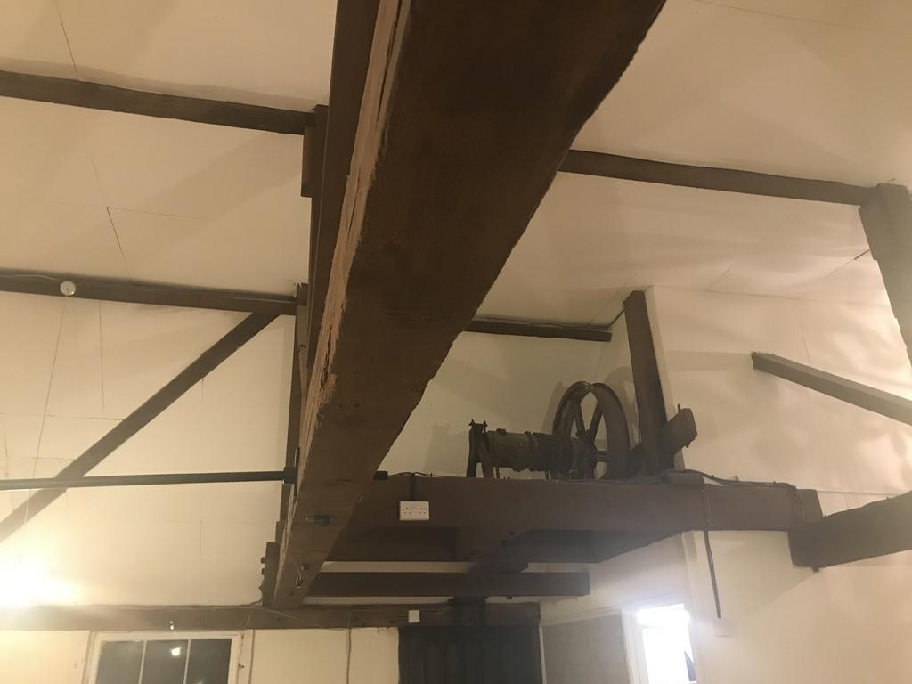 Beamed ceiling