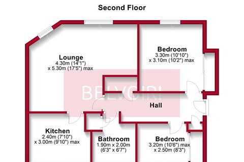 2 bedroom flat to rent, Bairns Ford Court, Falkirk, FK2