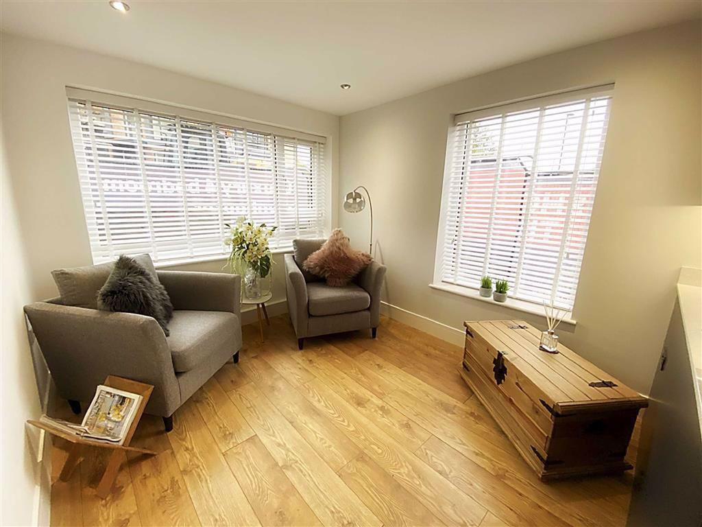 Family Room with Dining Area and Kitchen