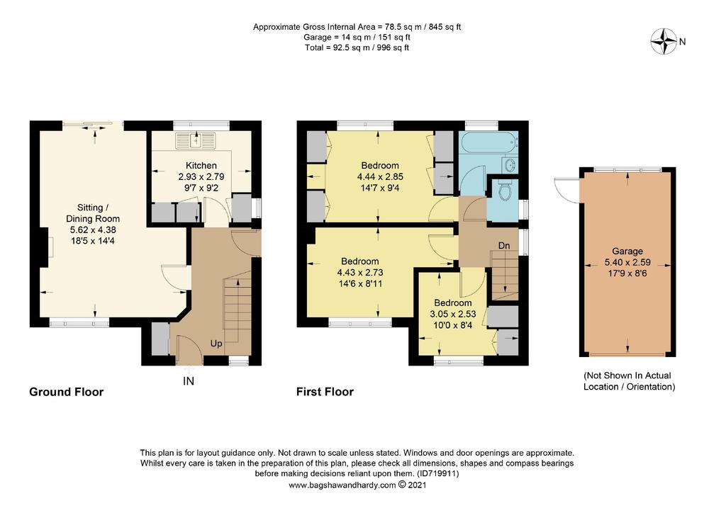 Easter Way, South Godstone, Surrey 3 bed semidetached house for sale
