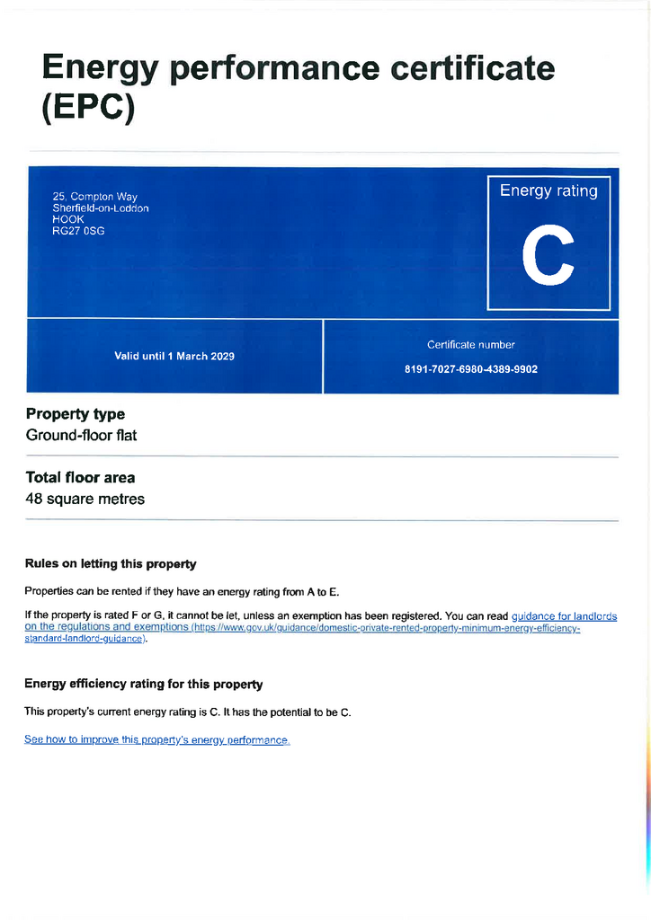 EPC Certificate