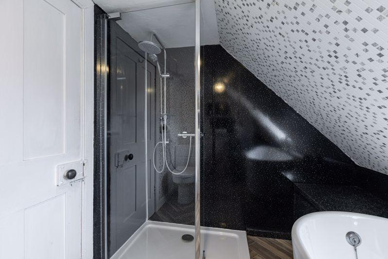 Bathroom shower area