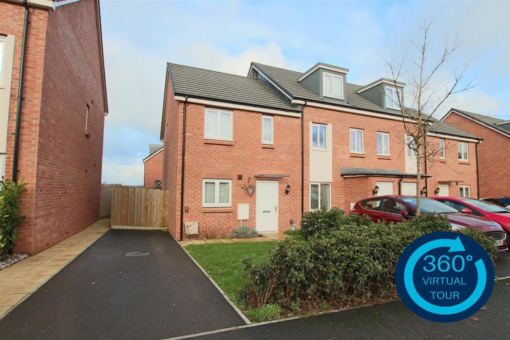 Badger Way, Cranbrook, Exeter 2 bed end of terrace house £100,000