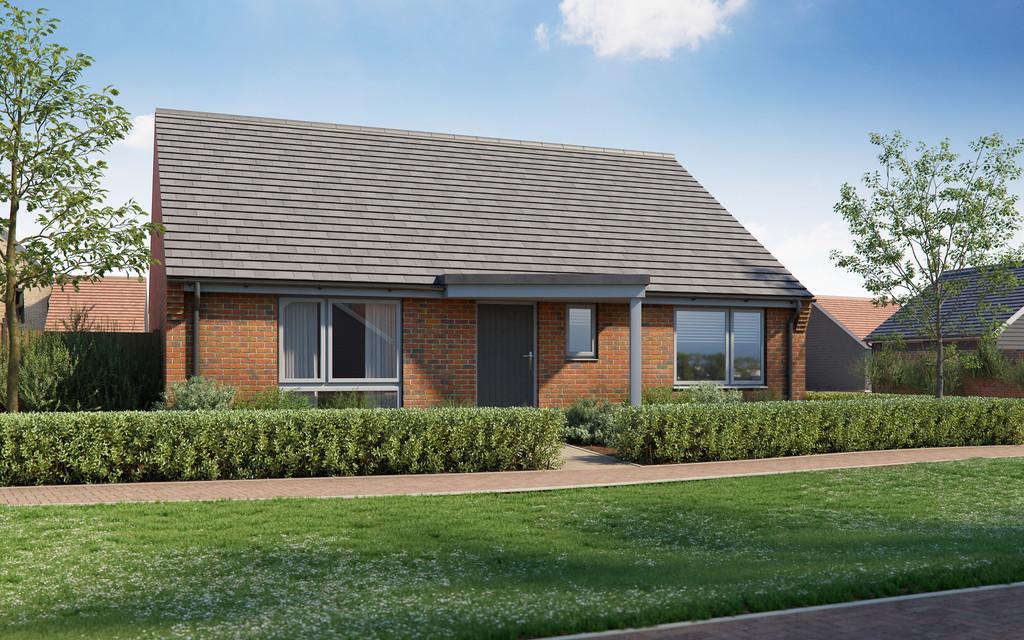 Stackyard Stackyard Green, Woolpit 2 bed detached bungalow - Β£335,000
