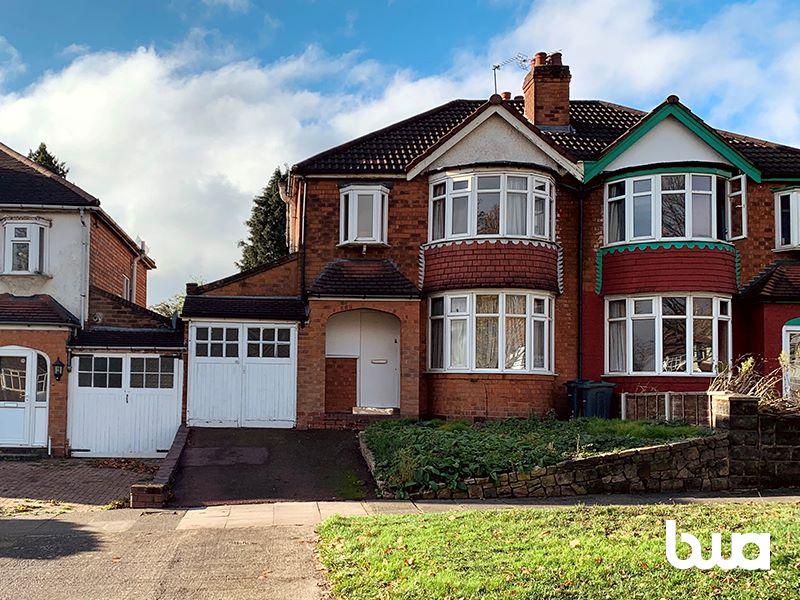 Wolverhampton Road South, Quinton, Birmingham, B32 2AX 3 bed semi