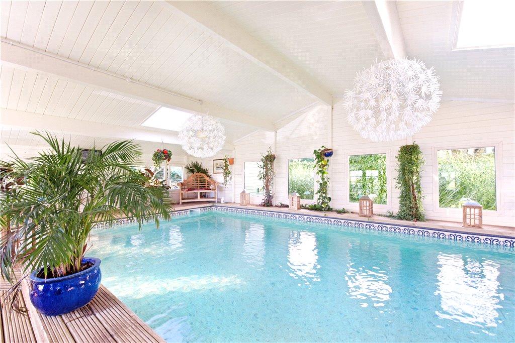 Swimming pool at Tyringham House