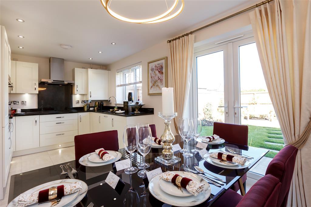 Actual Evesham show home at Clover View