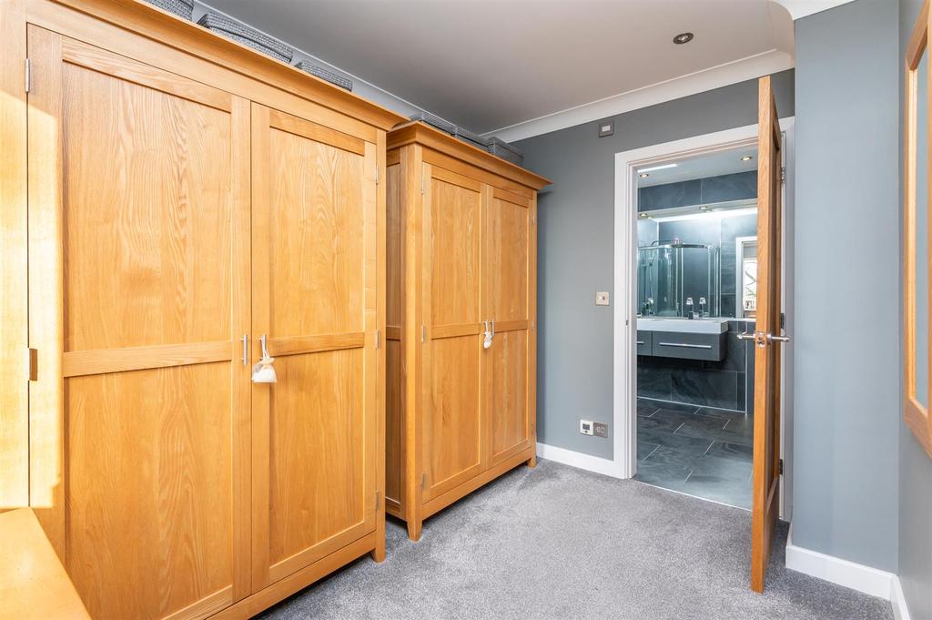 Master dressing area