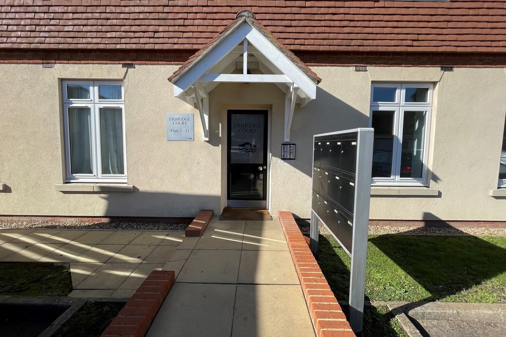 Entrance to block