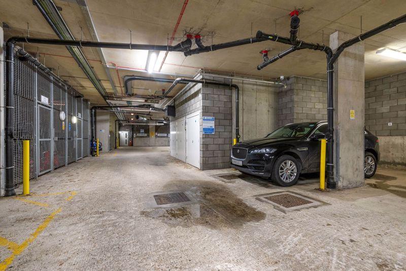 Gated parking space