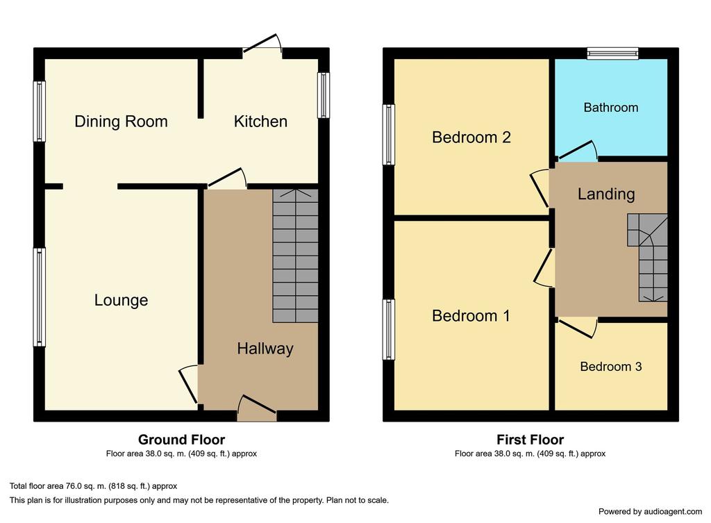 Lilac Walk, Hebburn, Tyne and Wear... 3 bed semidetached house £80,000