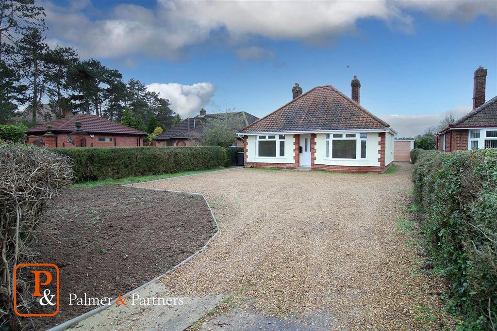 London Road, Capel St. Mary, Ipswich, Suffolk 2 bed detached bungalow