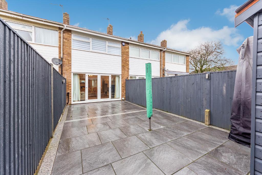 Rear of property