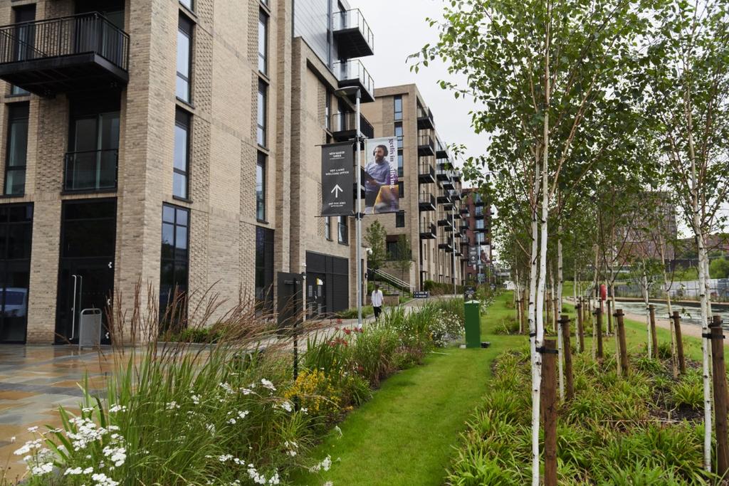 Canal side living
